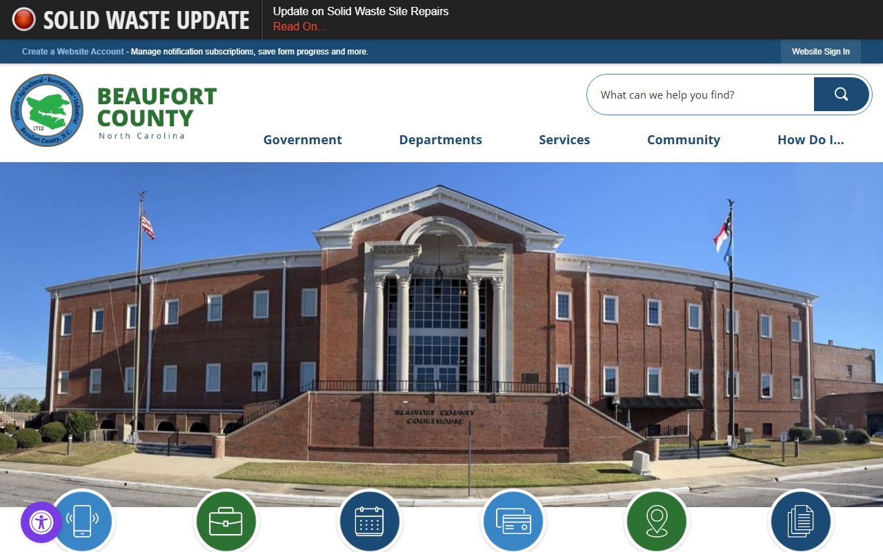 Beaufort County government website