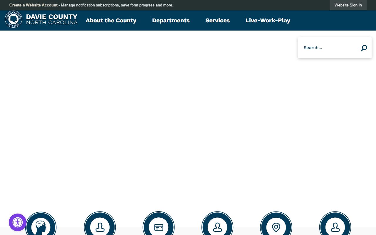 Davie County government website