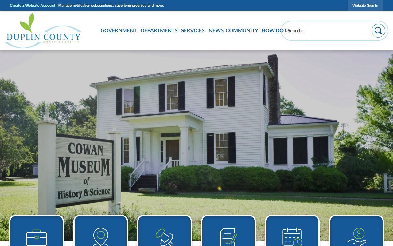 Duplin County government website