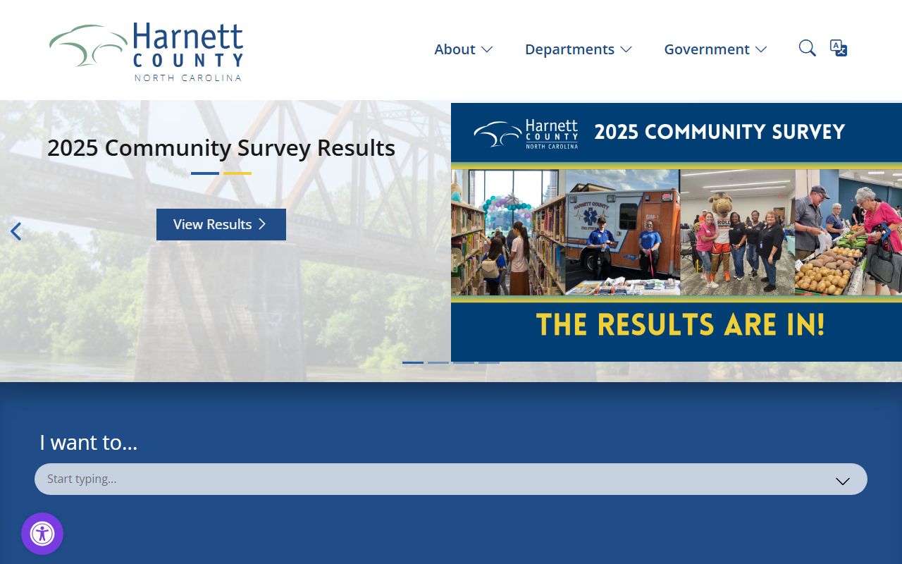 Harnett County government website