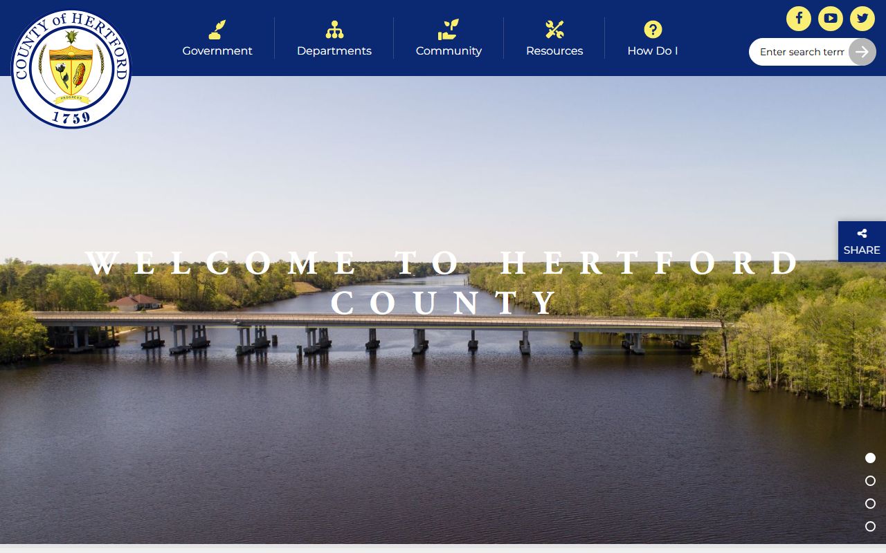 Hertford County government website