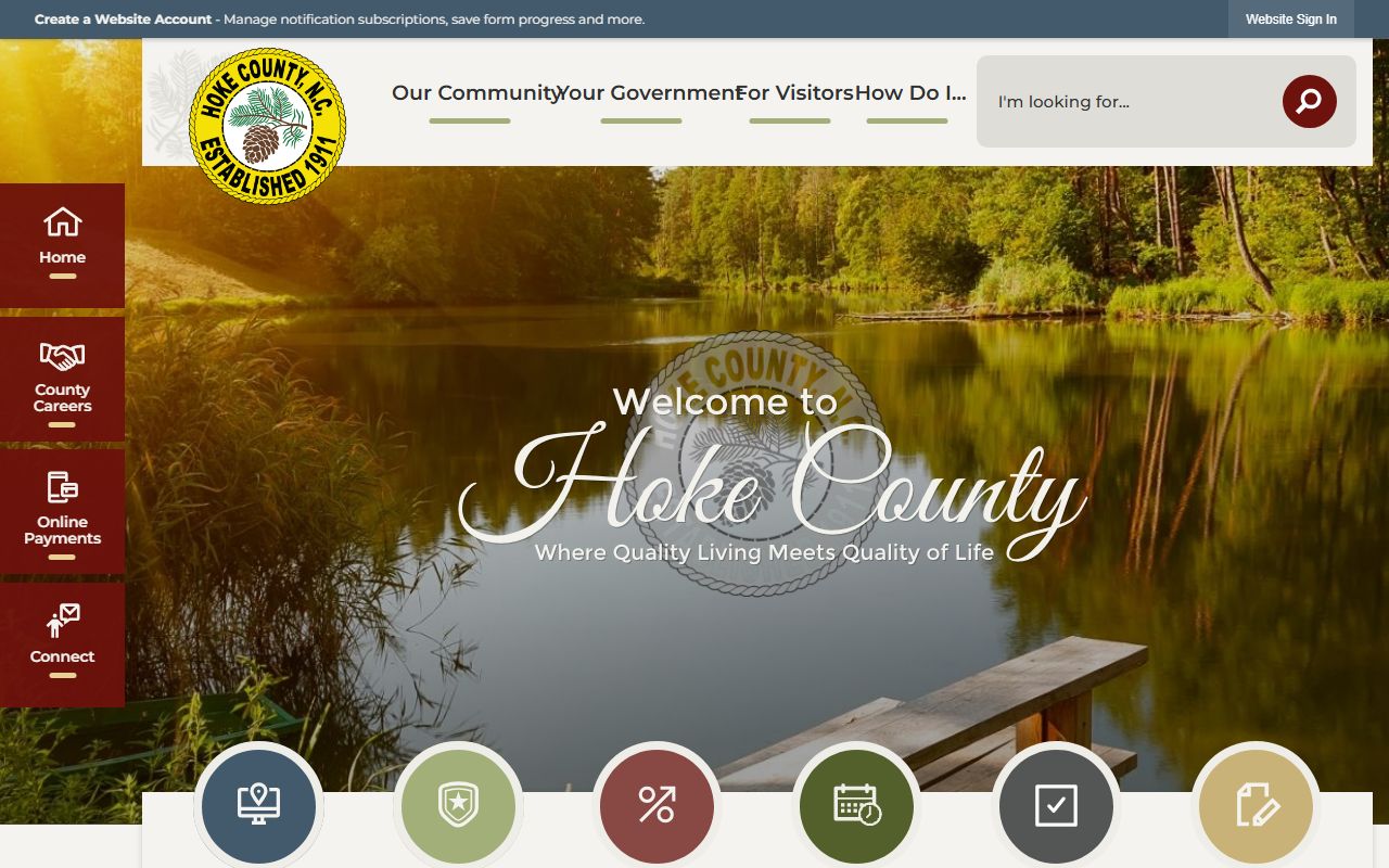 Hoke County government website