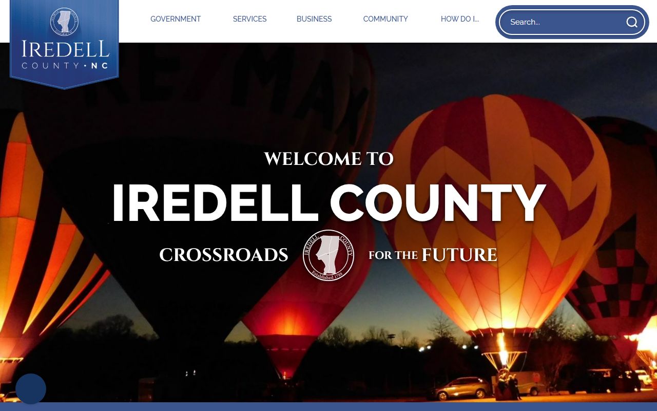 Iredell County Government website